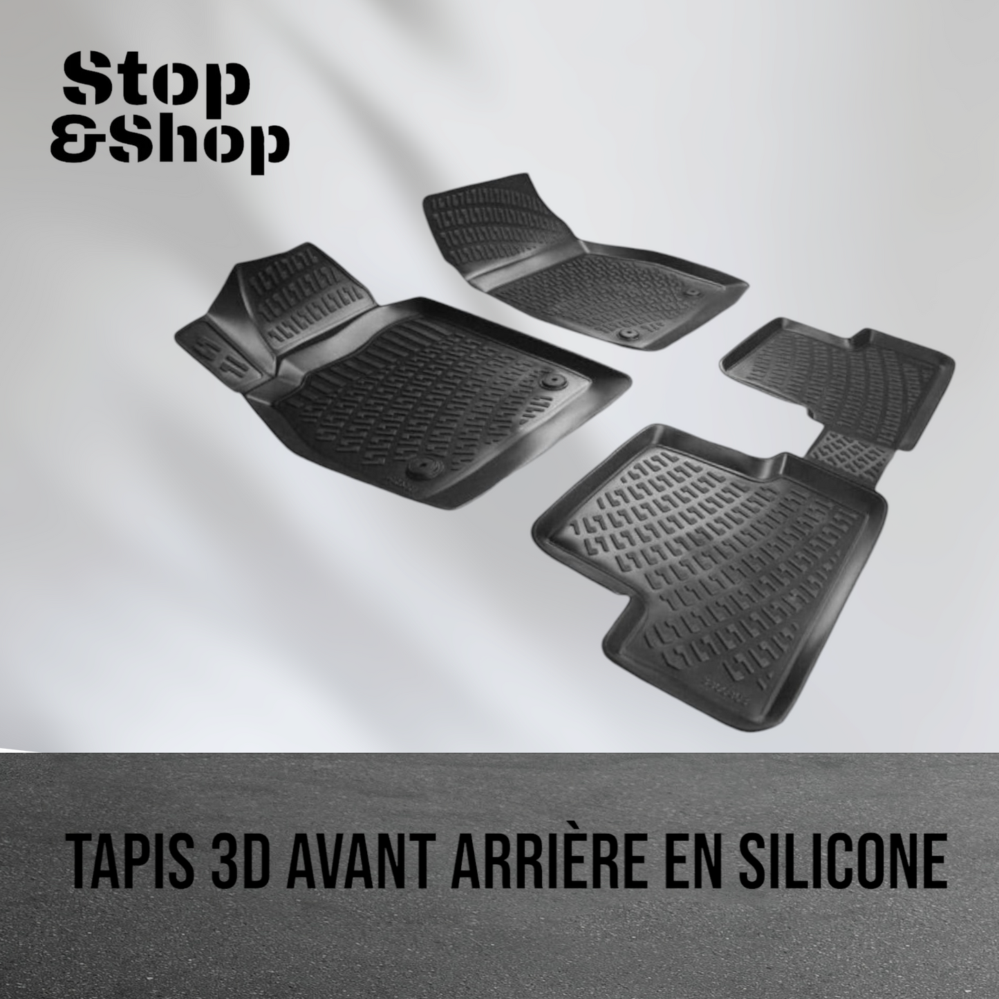 tapis 3D silicone avant arriere