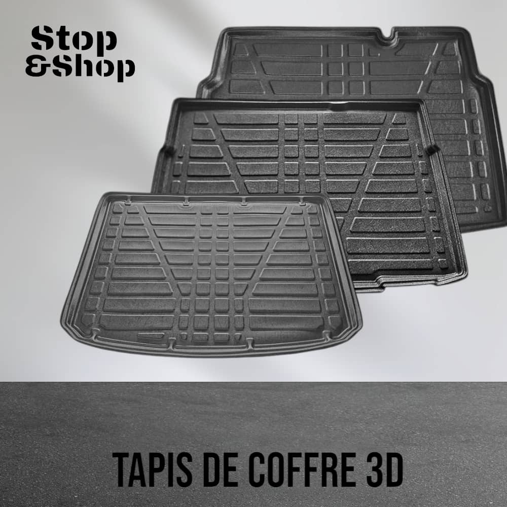 Tapis de coffre 3D silicone