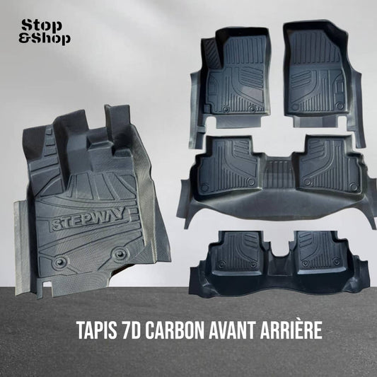 Tapis carbon 7D avant arriere
